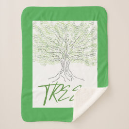 Manta Sherpa Sabiduría de árbol