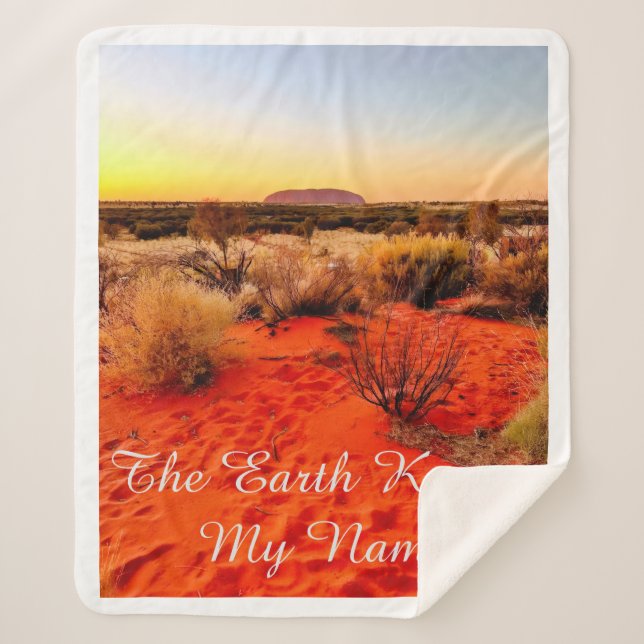 Manta Sherpa Sacred Dessert Comfort Sherpa Blanket (Anverso)