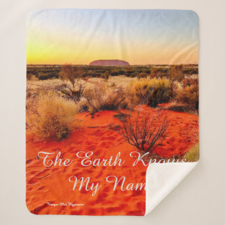 Manta Sherpa Sacred Dessert Comfort Sherpa Blanket