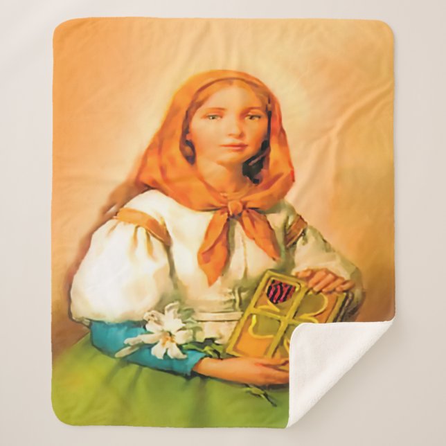 Manta Sherpa Saint Dymphna (Anverso)