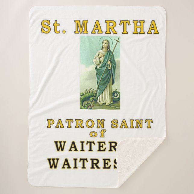 MANTA SHERPA SAINT MARTHA (Anverso)