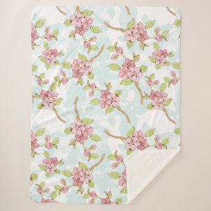 Manta Sherpa Sakura/Flor de cerezo