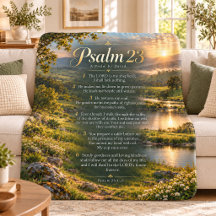 Salmo 23 Escritura Paisaje Decoración Cristiana pa