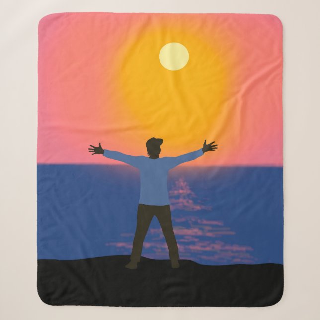 Manta Sherpa Saludo al Sol  (Anverso)