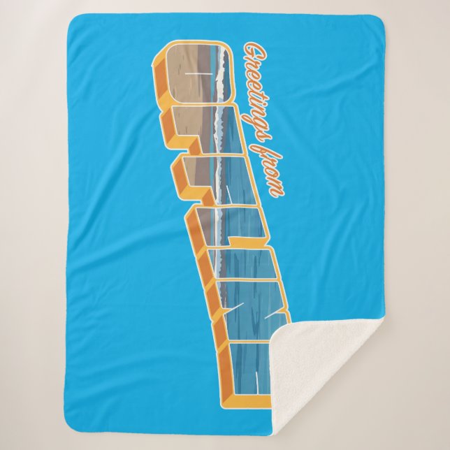 Manta Sherpa Saludos desde fuera (Anverso)