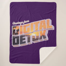 Manta Sherpa Saludos desde la detención digital