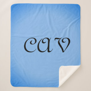 Manta Sherpa Sangria Cornflower Blue