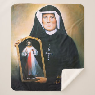 Manta Sherpa Santa Faustina, Divina Misericordia