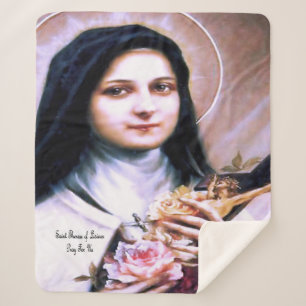 Manta Sherpa Santa Teresa de Lisieux