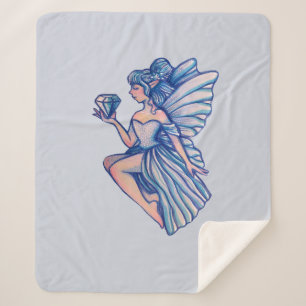 Manta Sherpa Sapphire Fairy