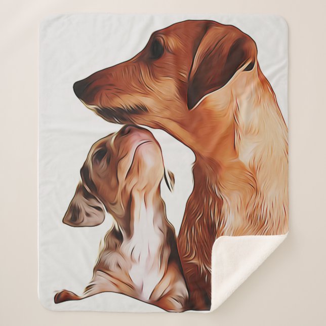 Manta Sherpa Sausage Dog Puppies 7 Weeks Dachshund Birthday Pos (Anverso)