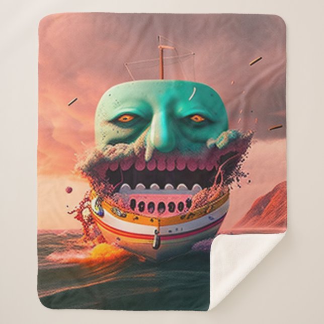 Manta Sherpa Scary boat (Anverso)