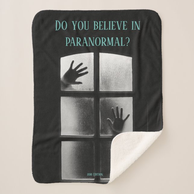 Manta Sherpa Scary Spooky Paranormal (Anverso)