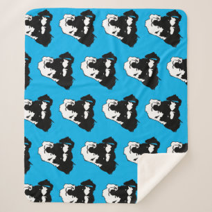 Manta Sherpa Schnauzer alemán