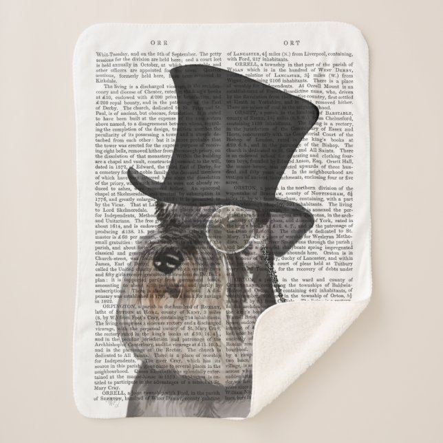 Manta Sherpa Schnauzer, hebilla formal y Gorra (Anverso)