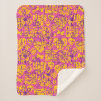 Manta Sherpa Scooby-Doo | Funky Flower Pattern
