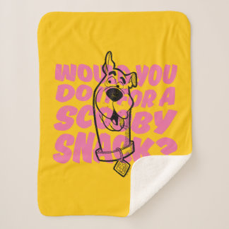 Manta Sherpa Scooby-Doo |¿Lo Haría Por Un Aperitivo?