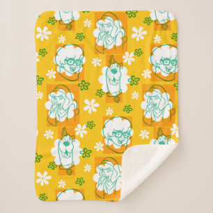 Manta Sherpa Scooby-Doo   Patrón floral de caracteres