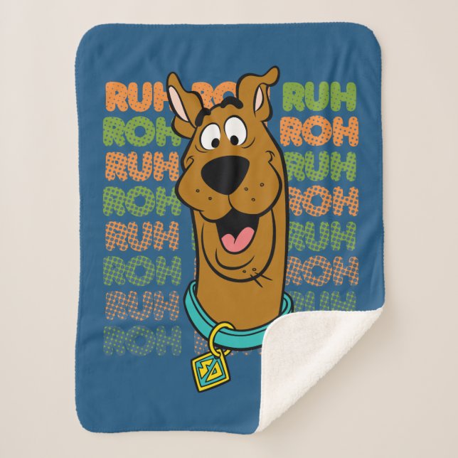 Manta Sherpa Scooby-Doo Ruh Roh (Anverso)
