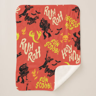 Manta Sherpa Scooby-Doo Ruh Roh Run Scoob! Estampado
