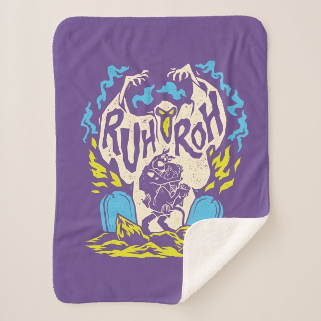 Manta Sherpa Scooby-Doo | Ruh Roh Scooby & Shaggy (Anverso)