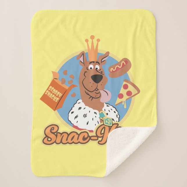 Manta Sherpa Scooby-Doo Snac-King (Anverso)
