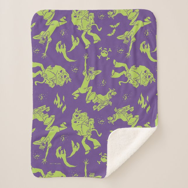 Manta Sherpa Scooby-Doo | Temeroso y atormentado funcionamiento (Anverso)