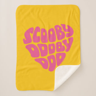 Manta Sherpa Scooby Dooby Doo Heart