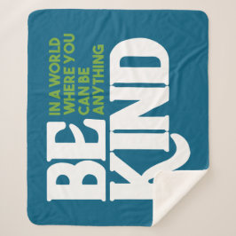 Manta Sherpa Sé amable