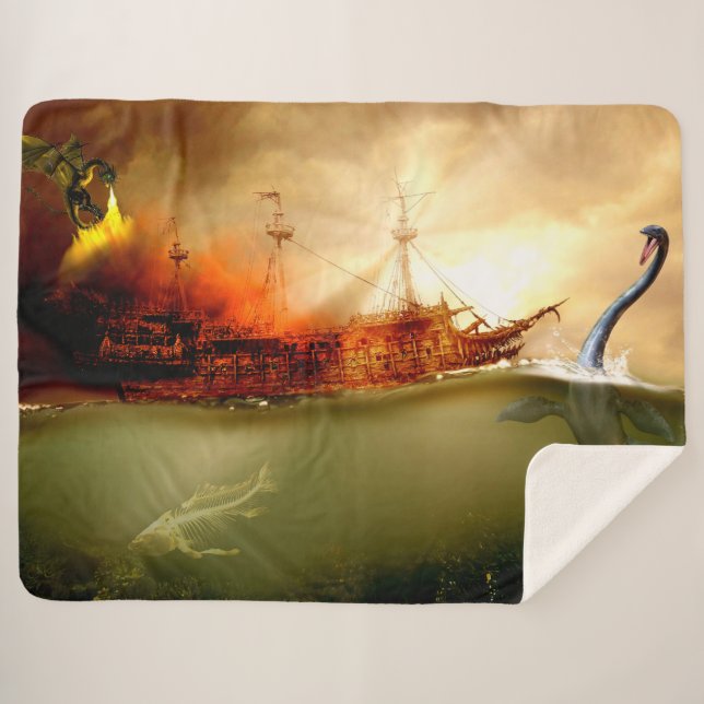 MANTA SHERPA SEA MONSTERS (Anverso (horizontal))