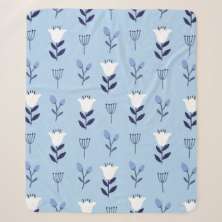 Manta Sherpa Seamless colorful floral pattern with wild flowers
