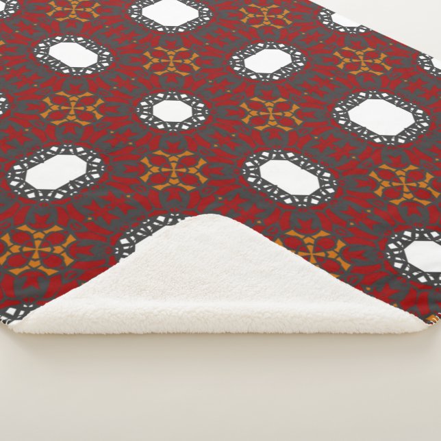 Manta Sherpa Segundo arte caleidoscopio del volumen cuatro (3/4)