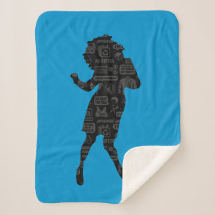Manta Sherpa Seinfeld   Elaine Dance Silhouette