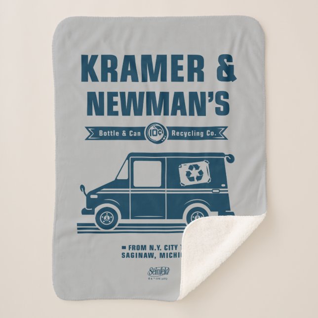 Manta Sherpa Seinfeld | Kramer & Newman's Recycling Co. (Anverso)