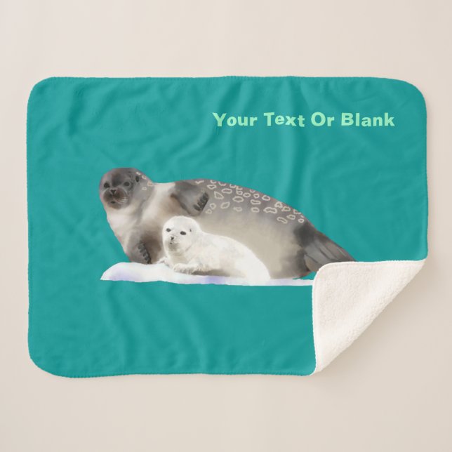 Manta Sherpa Sello de anillo (Anverso (horizontal))