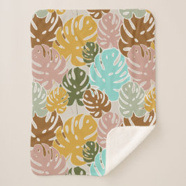 Manta Sherpa Selva colorida