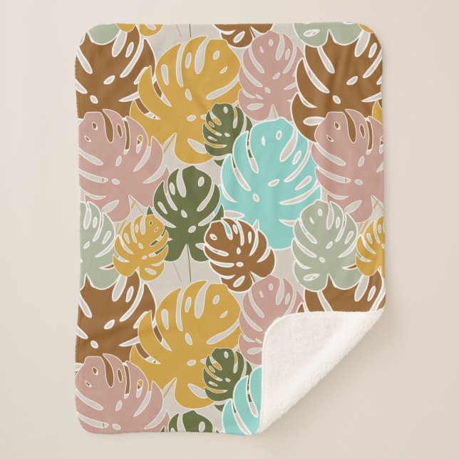 Manta Sherpa Selva colorida (Anverso)