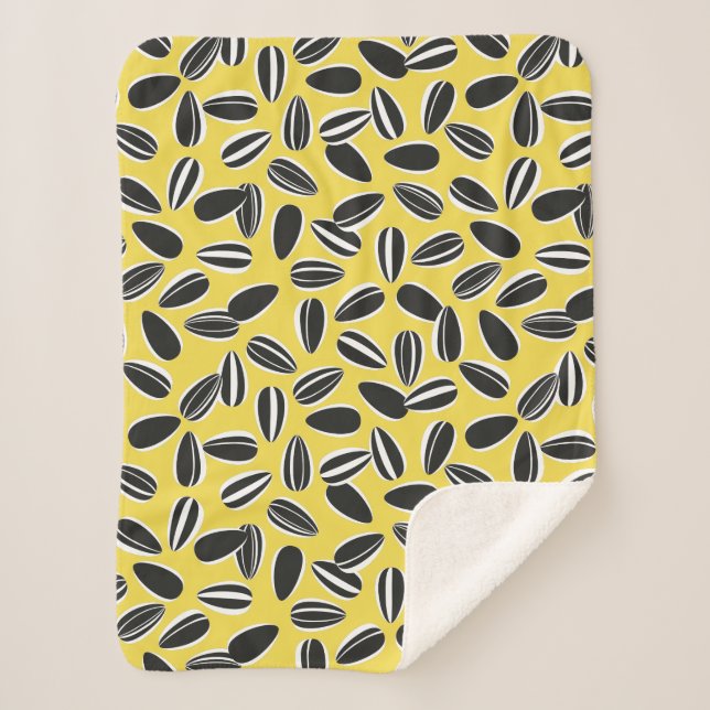 Manta Sherpa Semillas de girasol (Anverso)