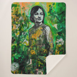 Manta Sherpa Señora del Misterio