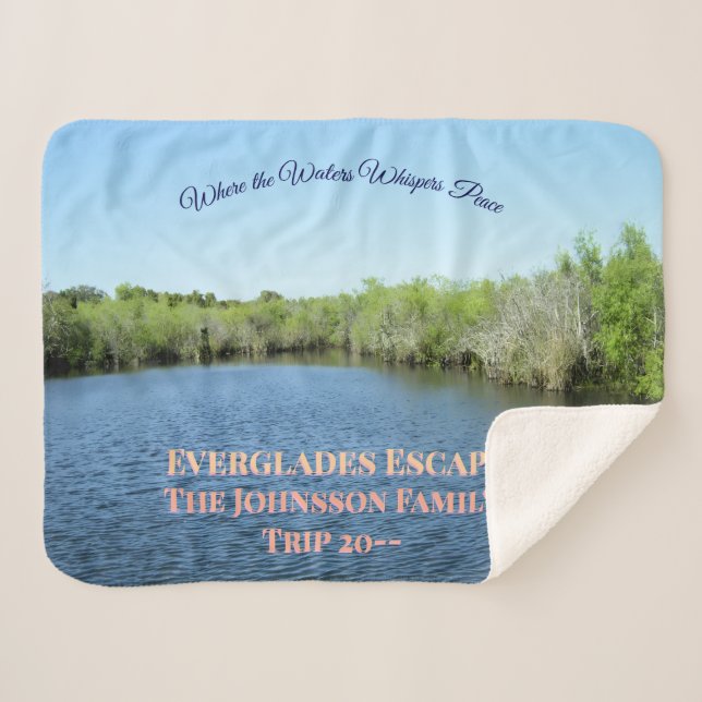 Manta Sherpa Serenidad de los Everglades (Anverso (horizontal))