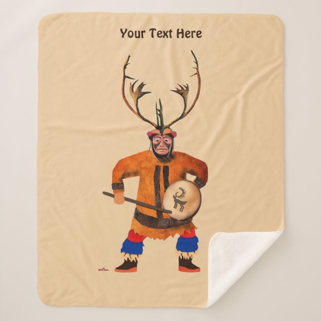 Manta Sherpa Shaman tamborilero (Anverso)