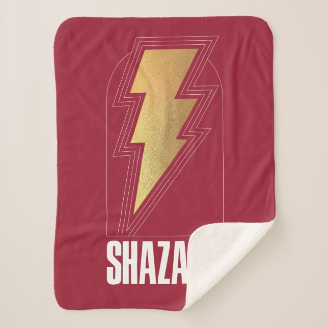 Manta Sherpa ¡SHAZAM! Furia de los dioses | Insignia Lightning  (Anverso)