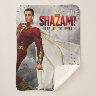 Manta Sherpa ¡SHAZAM! Furia de los dioses   Poster de cine suel