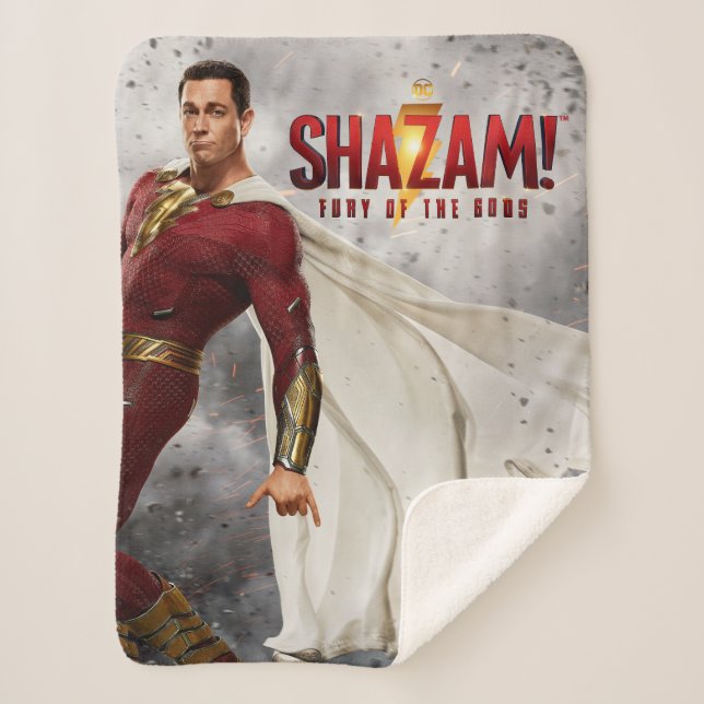 Manta Sherpa ¡SHAZAM! Furia de los dioses | Poster de cine suel (Anverso)