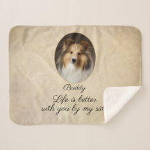 Sheltie Personalizada con Tú a Mi Lado