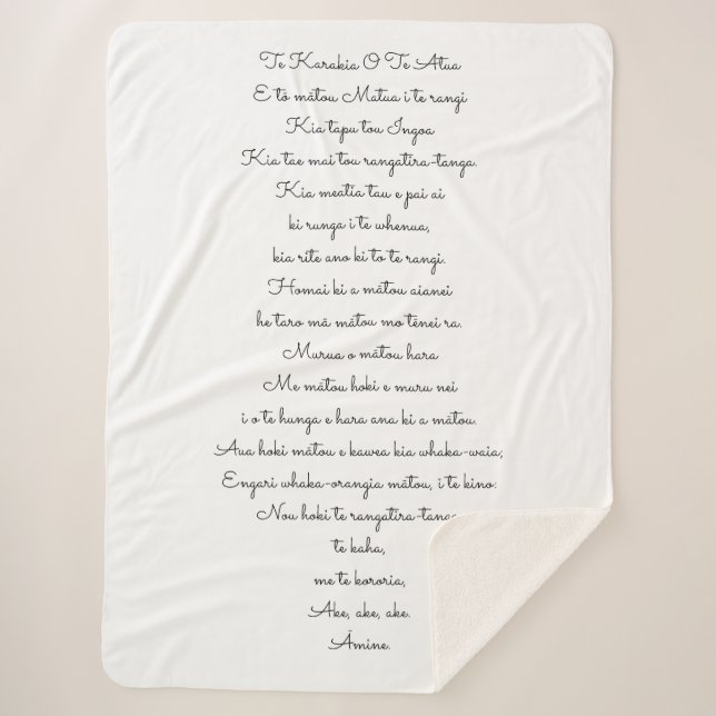 Manta Sherpa Sherpa Blanket (Anverso)