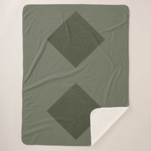 Manta Sherpa Sherpa Blanket con doble mosca de diamante
