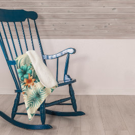 Manta Sherpa Sherpa Blanket con luz tropical