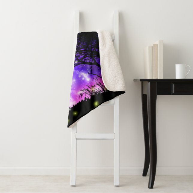Manta Sherpa Sherpa Blanket de la Vía Láctea Mágica (In situ)