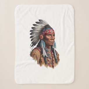 Manta Sherpa Sherpa Blanket - Estadounidenses nativos